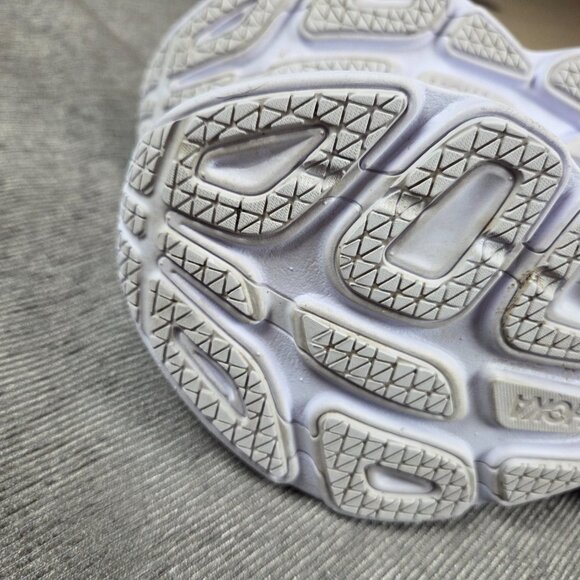 Hoka Bondi 8 Womens Running Shoes Size 8.5 Triple White Neutral Hot Girl Walk - Picture 9 of 11
